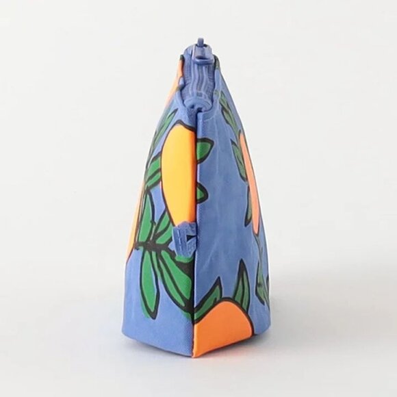 NWOT Baggu Go Pouch Small - Orange Tree Periwinkle - Picture 6 of 10